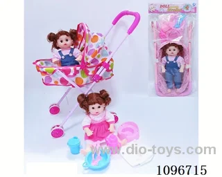 Iron cart + water doll + 7-piece doll IC with 4 sounds or English