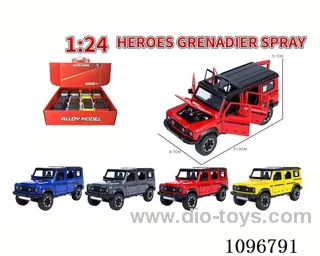 1:24 pull back alloy car