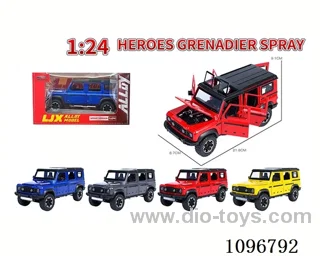 1:24 pull back alloy car