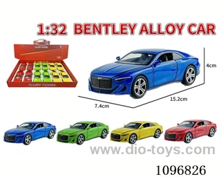 1:32 pull back alloy car with light/music
