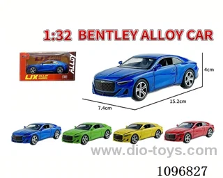 1:32 pull back alloy car with light/music