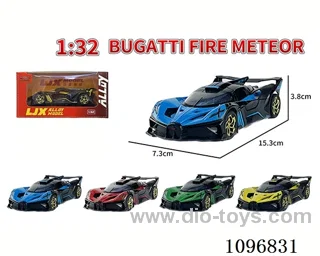 1:32 pull back alloy car with light/music