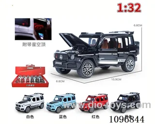 1:32 pull back alloy car with light/music