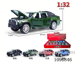1:32 pull back alloy car with light/music