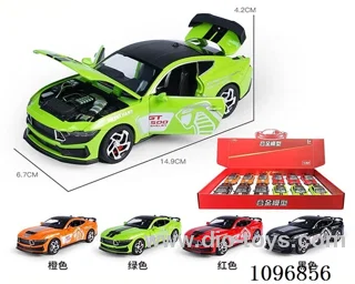 1:32 pull back alloy car with light/music