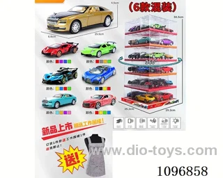 1:32 pull back alloy car with light/music