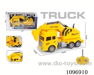 Remote-controlled excavator