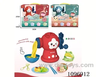 Colored clay toy - Octopus noodle maker