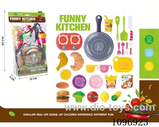 Pan kitchenware with fast food set