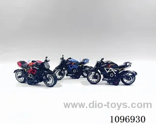 pull back alloy Motorcycle with music (12PCS/ box)