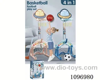 Indoor cartoon basketball stand 4-in-1