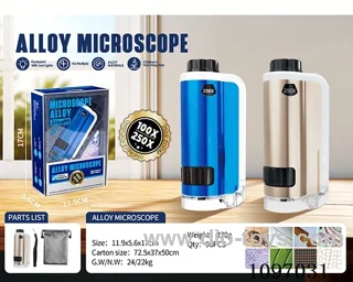 Portable alloy microscope