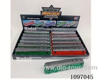 Train model (train green, red 2 colors mixed) Blue production /12 only/box