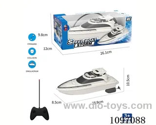 4ch rc boat