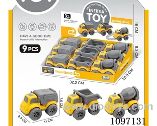 Cartoon inertial engineering car