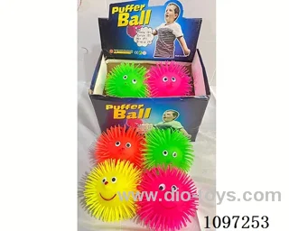 Decompression toy with light