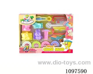 Colored clay