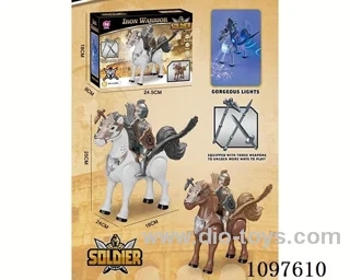 B/O Horse Riding Knight with light (GCC)