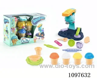 Color clay ice cream set