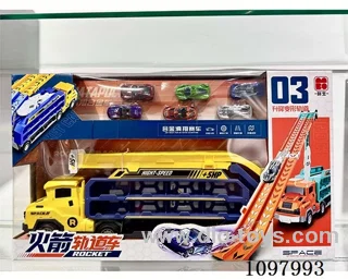 Inertial deformation glide lift rocket rail car