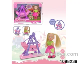 4.5 inch doll/2 colors