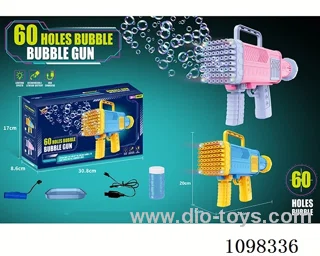 bubble gun with light included battery