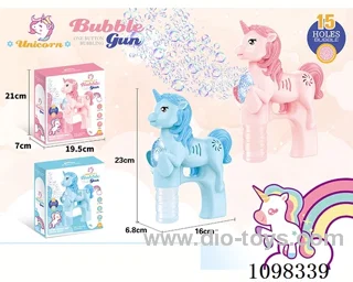 bubble gun with light