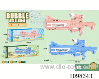 bubble gun with light
