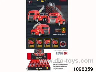 friction toys in display box