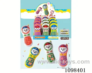 Barking sound and light mobile phone (according to 2 No. 7 batteries, not including batteries) (12 sets)