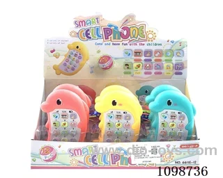 English Puzzle Dolphin Phone (Pack 2 # 7 batteries)