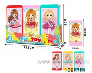 Little girl mobile phone 12PCS