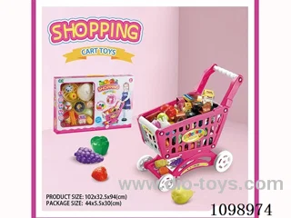 shopping cart with steamer breakfast