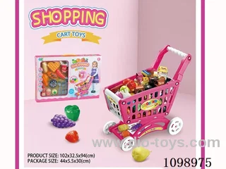 shopping cart with breakfast bread