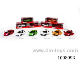 1:32 pull back alloy car with light/IC