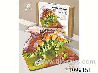 3D wooden puzzle series