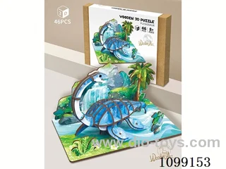 3D wooden puzzle series