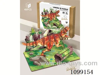 3D wooden puzzle series