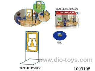 Throw a frisbee rack game