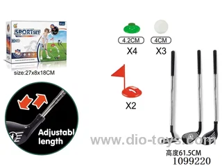 Stainless steel golf club set