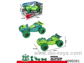 Inertia twist stunt car