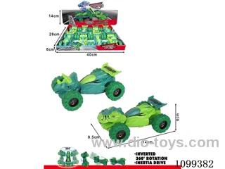 Inertia twist stunt car