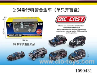 1:64 sliding alloy car