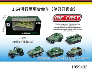 1:64 sliding alloy car