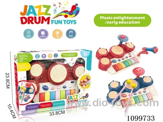 Drum set (with microphone)