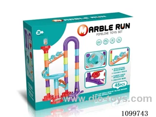 Ejection ball track building blocks