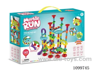Ejection ball track building blocks