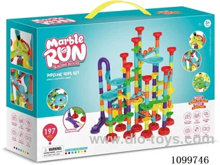 Ejection ball track building blocks