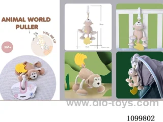 pull toys with BB whistle paper/vibration function