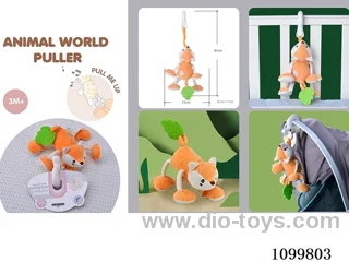 pull toys with BB whistle paper/vibration function